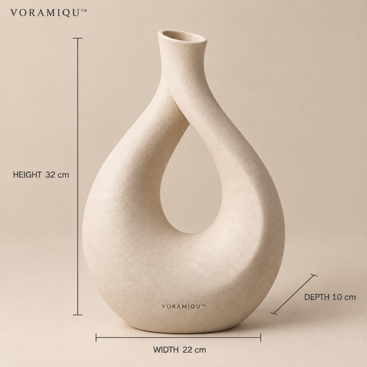 VORAMIQU™ Eternal Loop Sculptural Vase