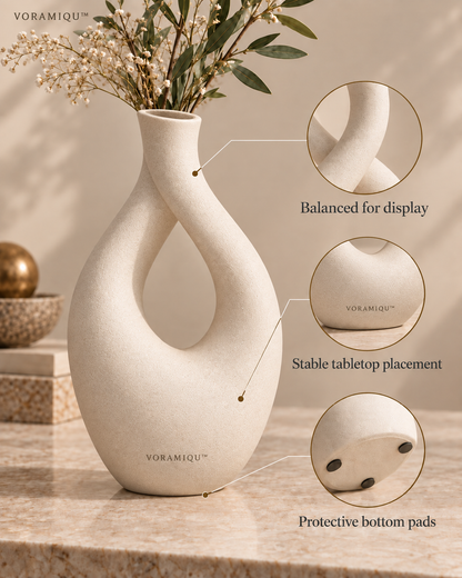VORAMIQU™ Eternal Loop Sculptural Vase