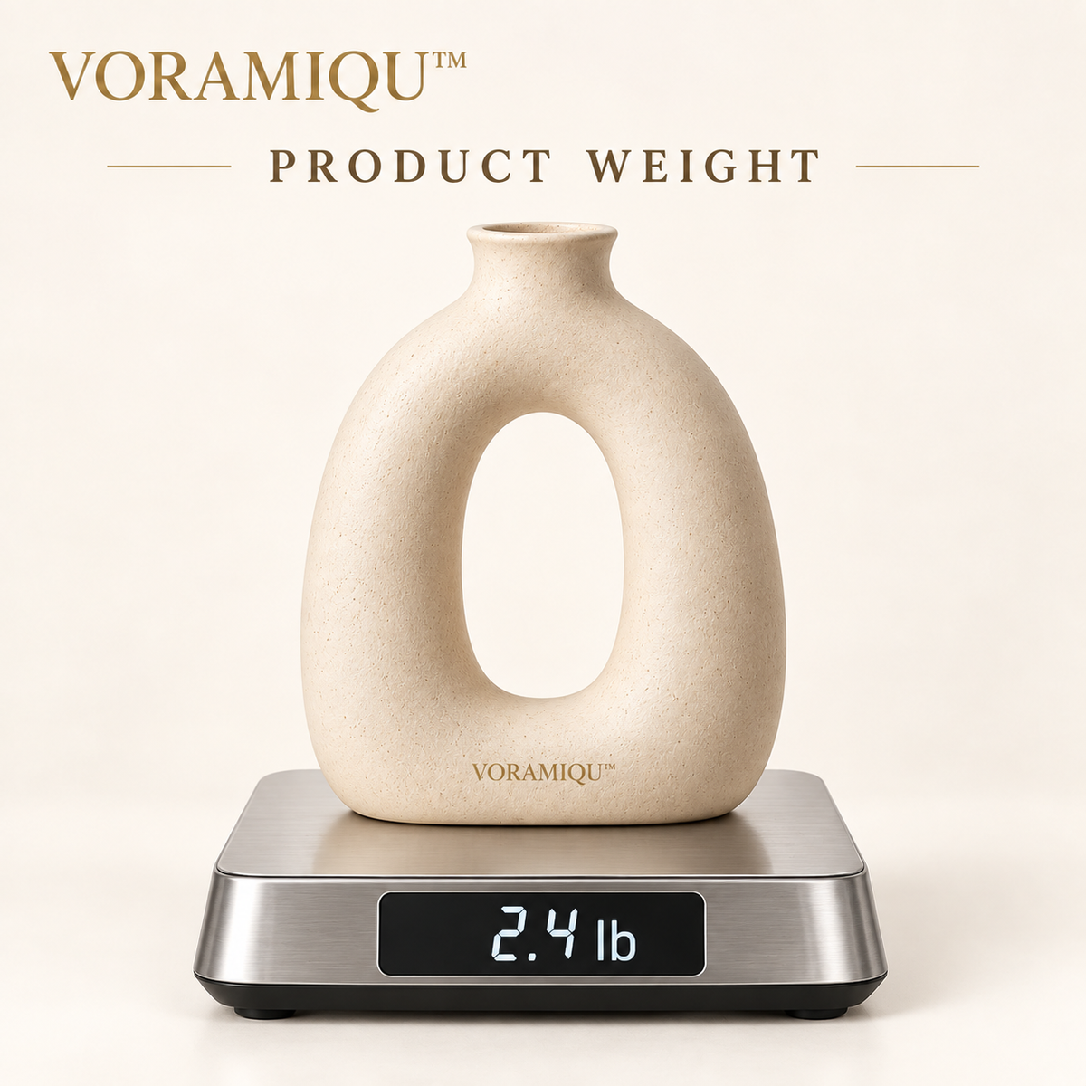 VORAMIQU™ Serene Arch Ceramic Vase
