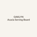 Acacia Serving Board by OAKLYN