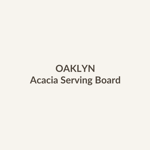 Acacia Serving Board by OAKLYN