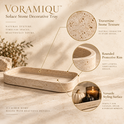 VORAMIQU™ Solace Stone Decorative Tray