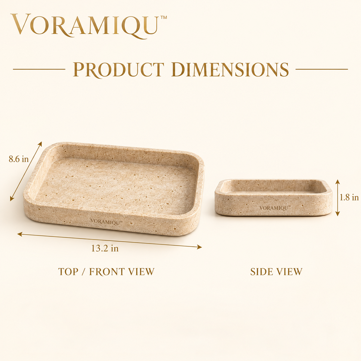 VORAMIQU™ Solace Stone Decorative Tray