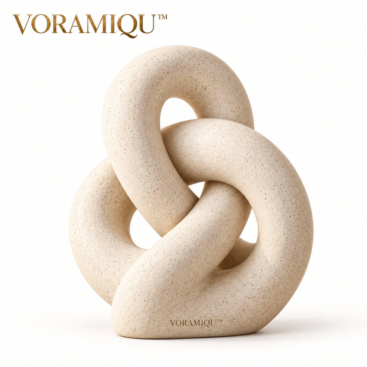 VORAMIQU™ Endless Knot Ceramic Sculpture