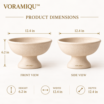 VORAMIQU™ Aria Pedestal Decorative Bowl