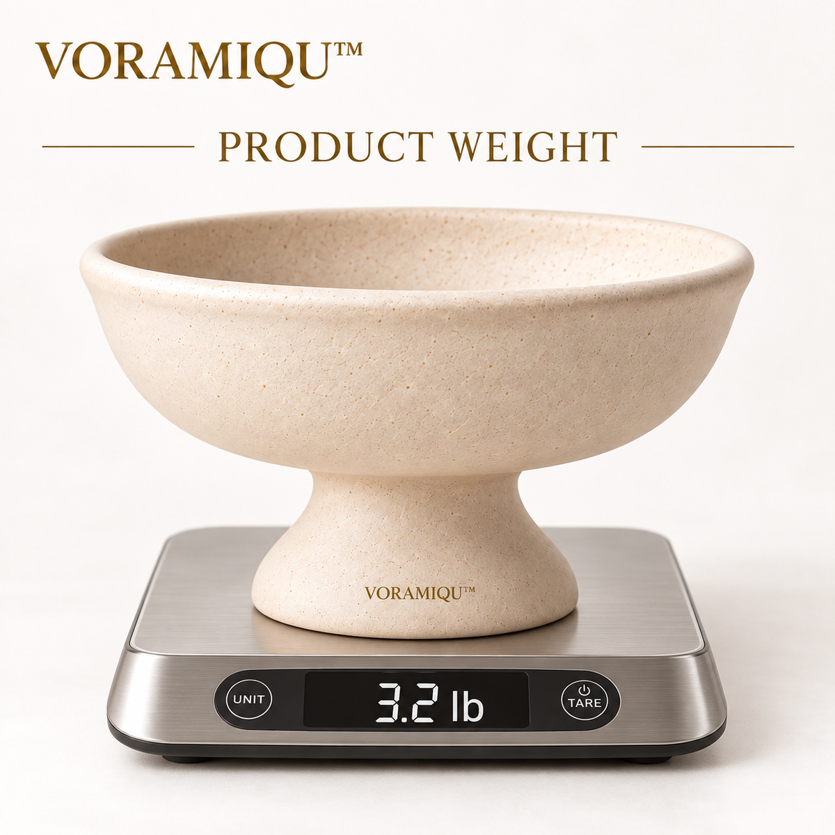 VORAMIQU™ Aria Pedestal Decorative Bowl