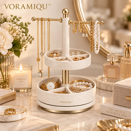 VORAMIQU™ Aura Rotating Jewelry Organizer