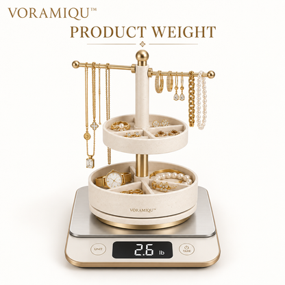 VORAMIQU™ Aura Rotating Jewelry Organizer