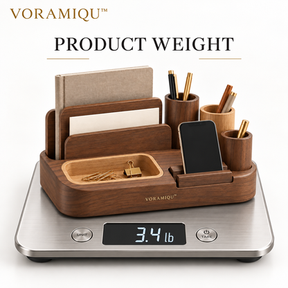 VORAMIQU™ Forma Wooden Desktop Organizer