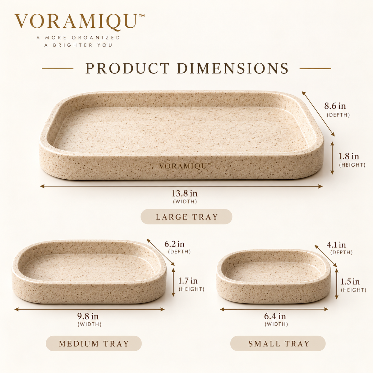 VORAMIQU™ Harmony Modular Tray Set