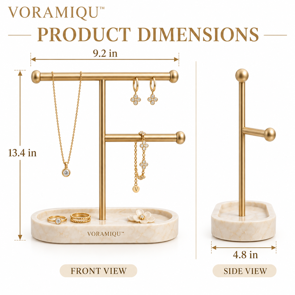 VORAMIQU™ Grace Minimal Jewelry Display Stand