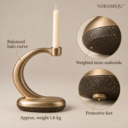 VORAMIQU™ Halo Curve Candle Holder