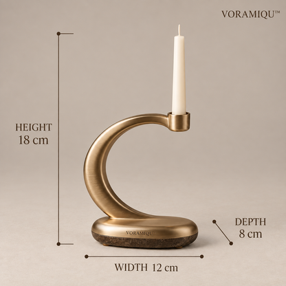 VORAMIQU™ Halo Curve Candle Holder
